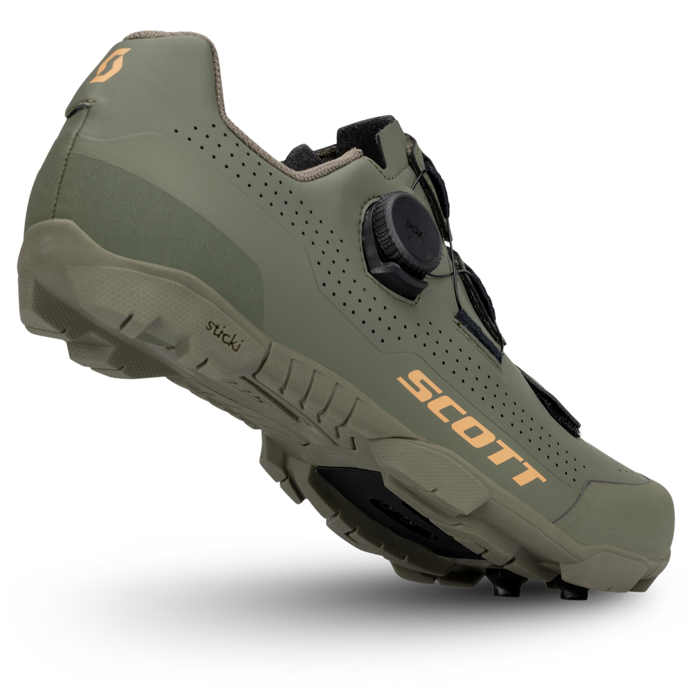 SCOTT MTB Team BOA® Shoe in Olive Green, view 2