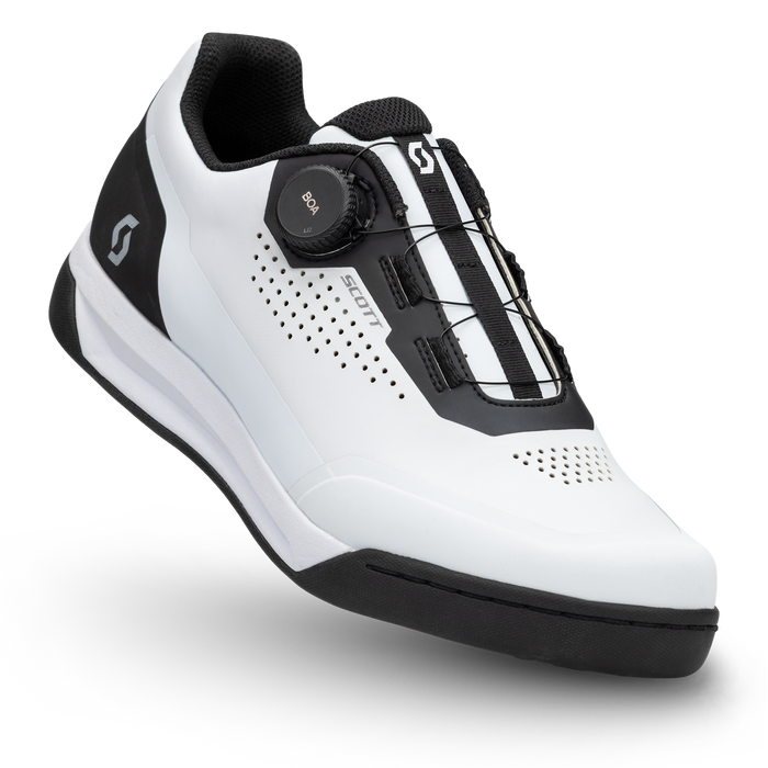 SCOTT MTB Volt Evo Clip BOA® Shoe in White/Black, main view