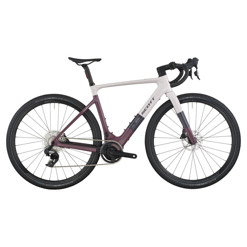 electric gravel bike uk 2026 Scott Solace Gravel 30 Electric Gravel Bike In Mineral Pink