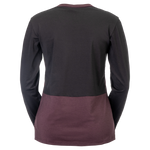 SCOTT Vertic Pro Mid Long-sleeve Women's Tee in Cocoa Red/Black, view 2