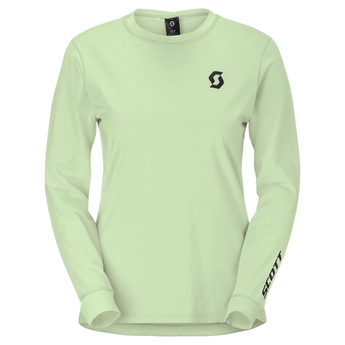 SCOTT Vertic Pro Mid Long-sleeve Women's Tee in Vapour Green, main view