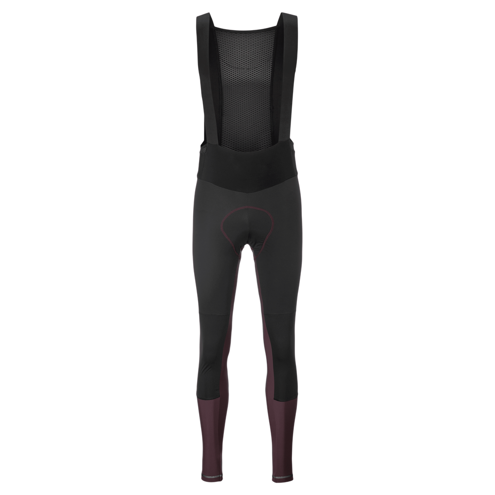 SCOTT Pro Warm Windbreaker +++ Men's Bib Tights in Black/Cocoa Red, main view