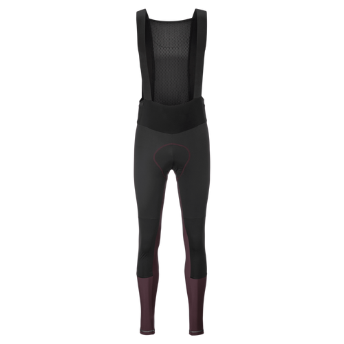 SCOTT Pro Warm Windbreaker +++ Men's Bib Tights in Black/Cocoa Red, main view