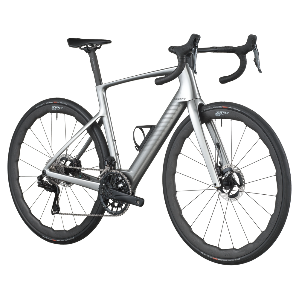 2026 Scott Fastlane Premium Electric Road Bike In Chrome Silver