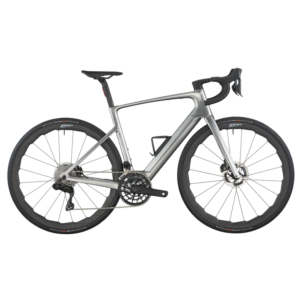 2026 Scott Fastlane Premium Electric Road Bike In Chrome Silver