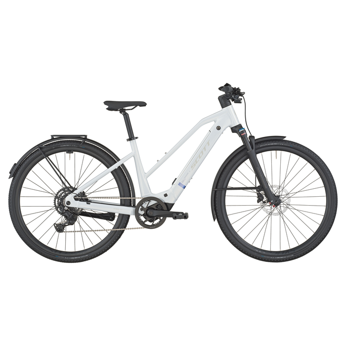 2026 Scott Passage 20 Slope Electric Hybrid Bike In Bianco White