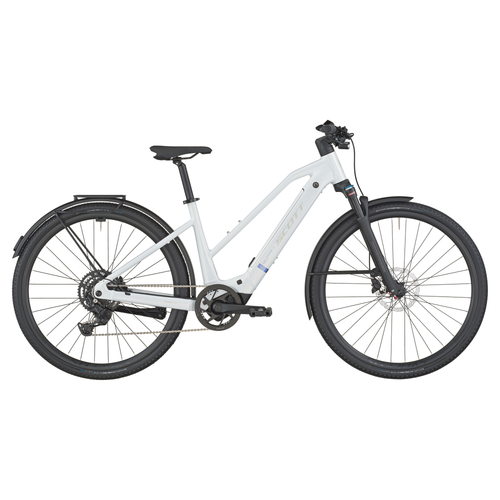 2026 Scott Passage 20 Slope Electric Hybrid Bike In Bianco White