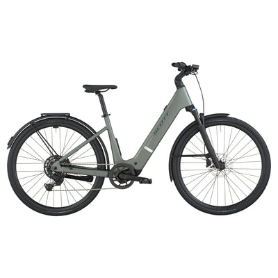 2026 Scott Passage 20 Wave Electric Hybrid Bike In Highland Green