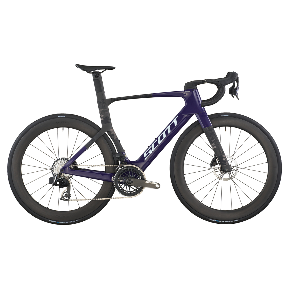 2026 Scott Foil Rc Team Road Bike In Grape Purple
