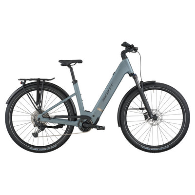 2026 Scott Sub Sport 20 Wave Electric Hybrid Bike In Hematite Blue