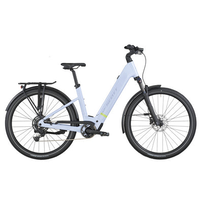 2026 Scott Sub Sport 30 Wave Electric Hybrid Bike In Icy Blue