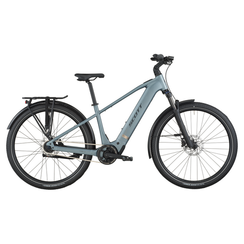 2026 Scott Sub Tour 40 Electric Hybrid Bike In Hematite Blue