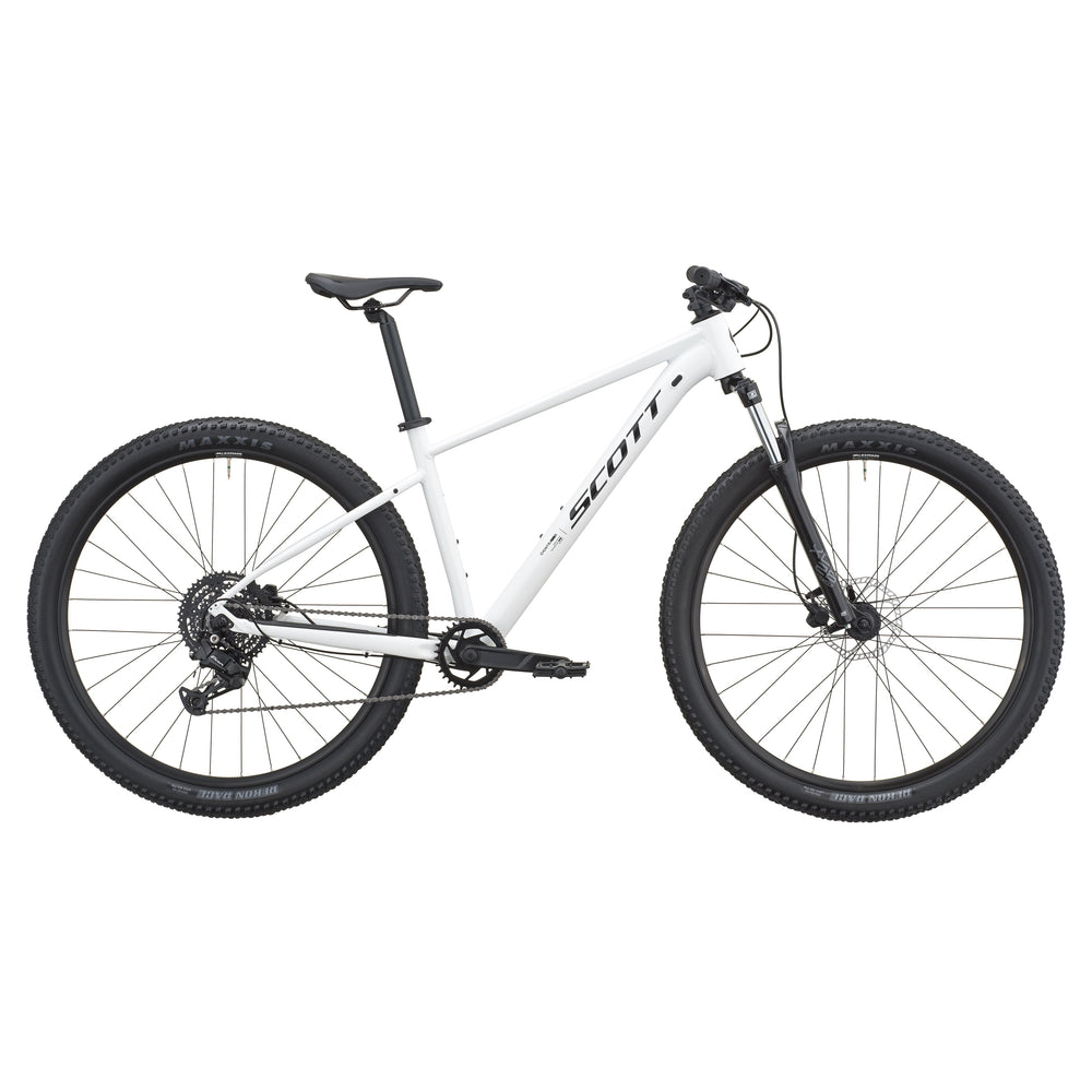 SCOTT Contrail 40 Hardtail Mountain Bike in White, side view