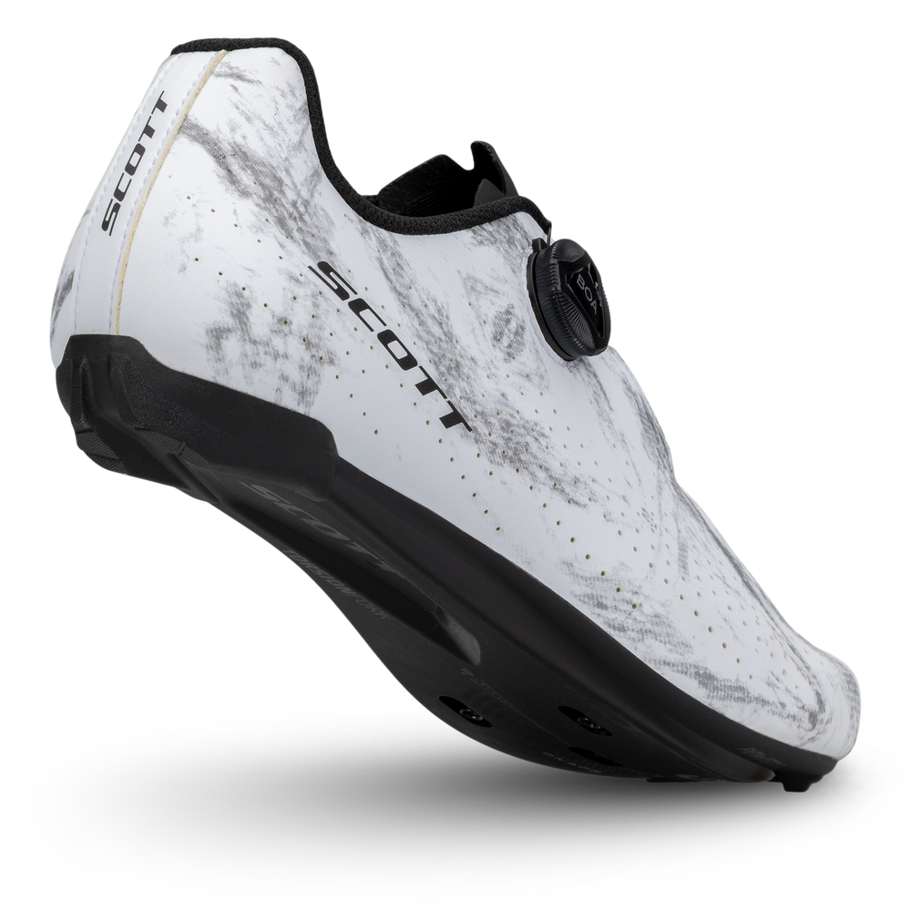 SCOTT Road Comp Shoe in White/Black, view 2