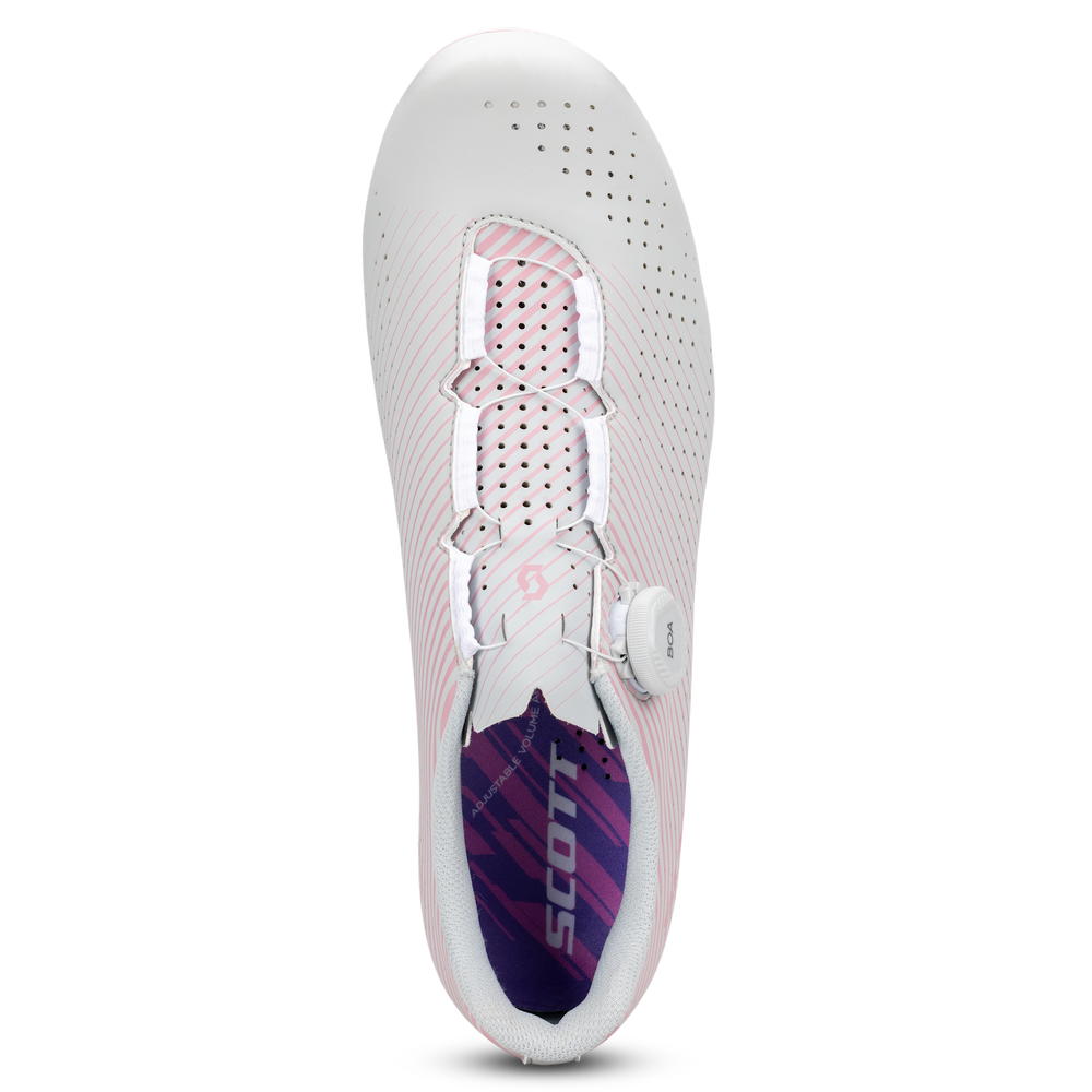 SCOTT Road Comp Women's Shoe in Grey/Pink, view 5