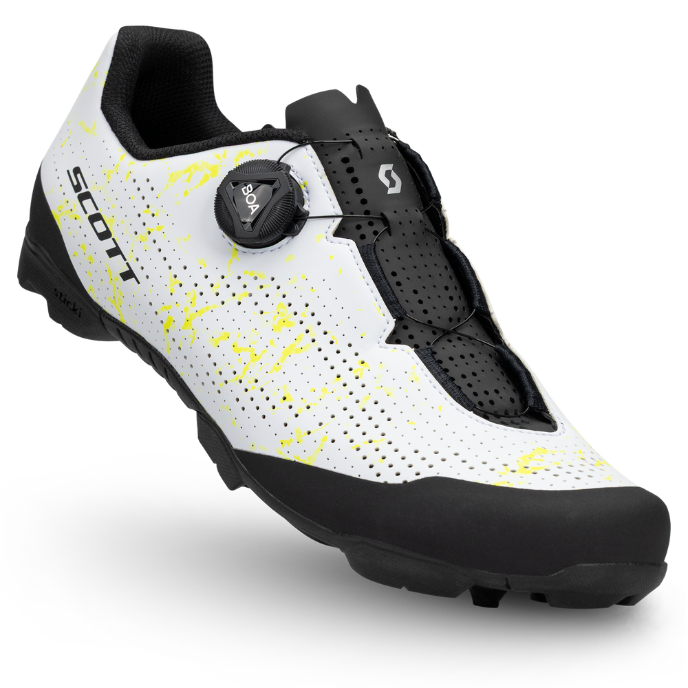 SCOTT MTB Comp Shoe in Black/White, main view