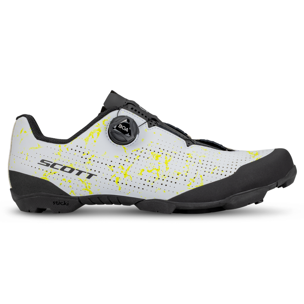 SCOTT MTB Comp Shoe in Black/White, view 2