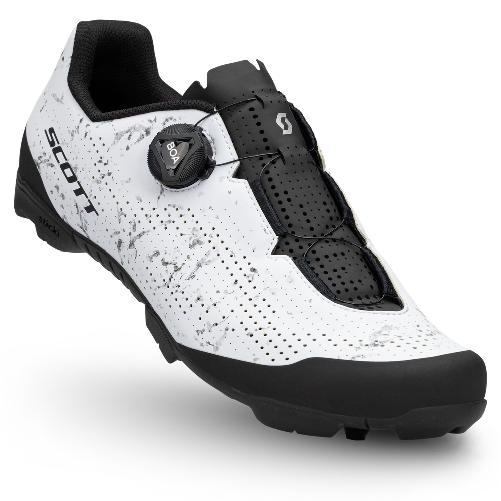 SCOTT MTB Comp Shoe in White/Black, main view