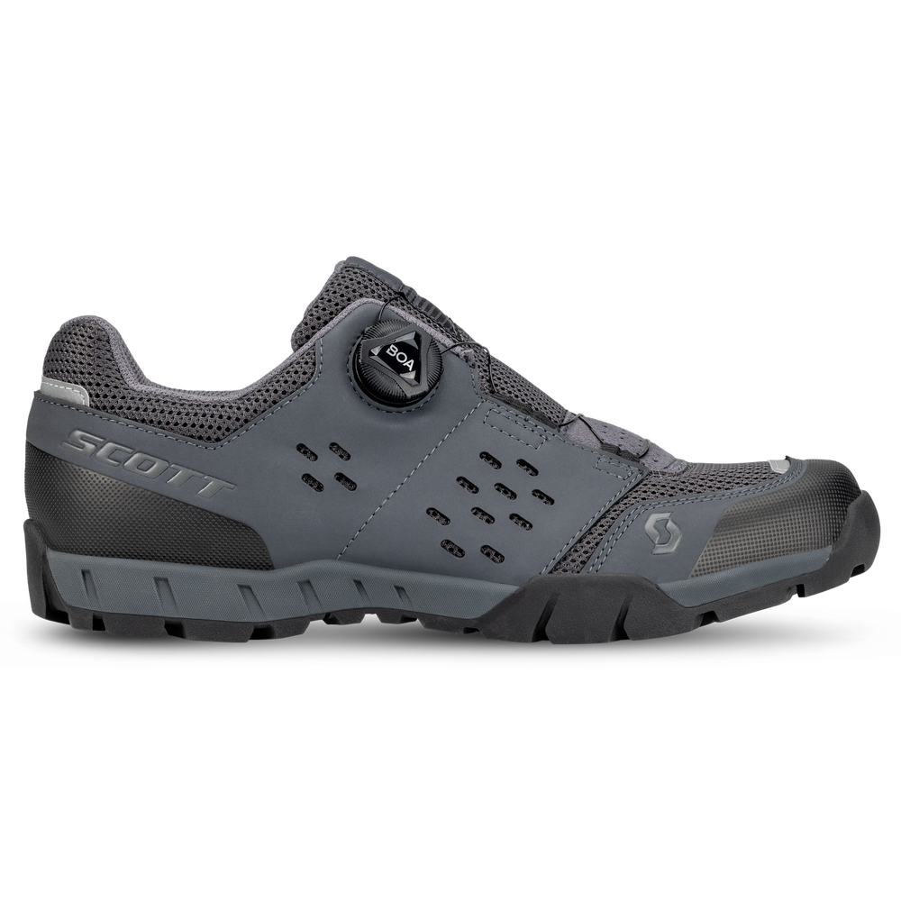SCOTT All Mountain Crus-r Shoe in Dark Grey/Black, view 3