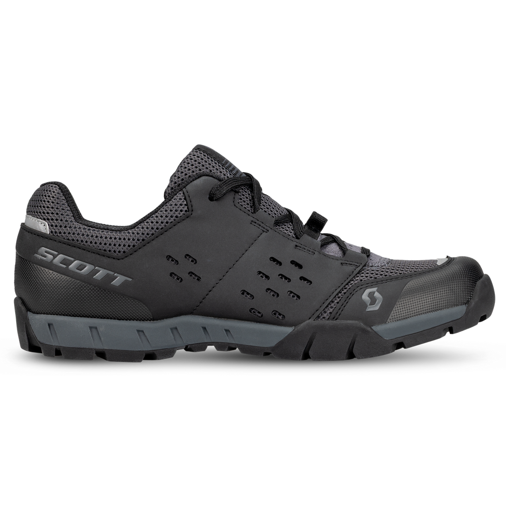 SCOTT All Mountain Crus-r Lace Shoe in Black/Grey, view 3