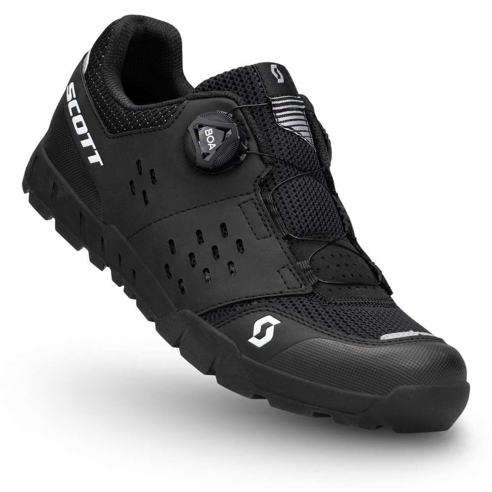SCOTT All Mountain Crus-r Flat Shoe in Black, main view