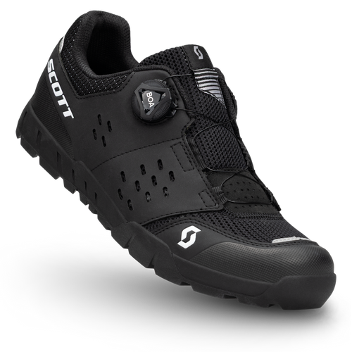 SCOTT All Mountain Crus-r Flat Shoe in Black, main view