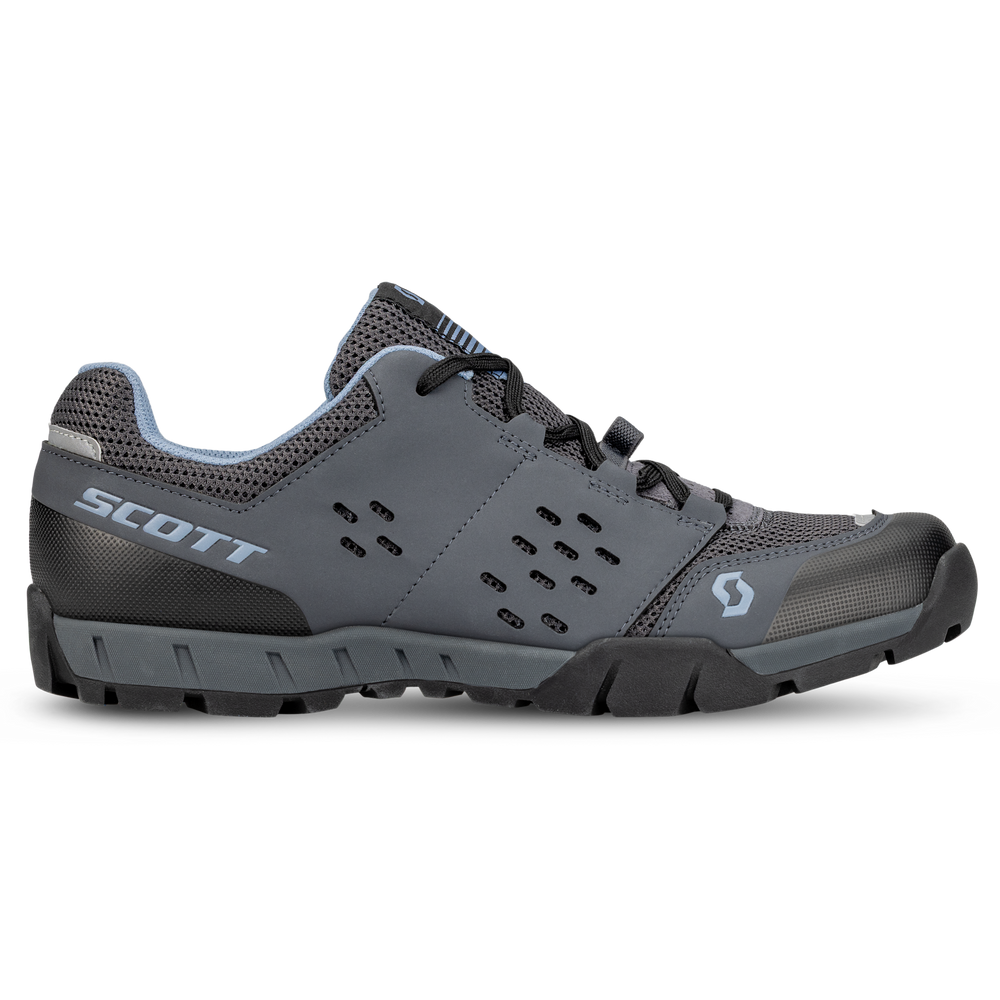 SCOTT All Mountain Crus-r Lace Women's Shoe in Grey/Light Blue, view 3