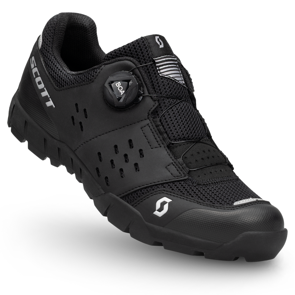 SCOTT All Mountain Crus-r Flat Women's Shoe in Black, main view