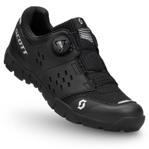 SCOTT All Mountain Crus-r Flat Women's Shoe in Black, main view