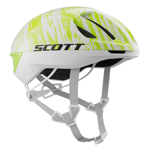 SCOTT Cadence RC Mips (CE) Helmet in White/Sulphur Yellow, main view