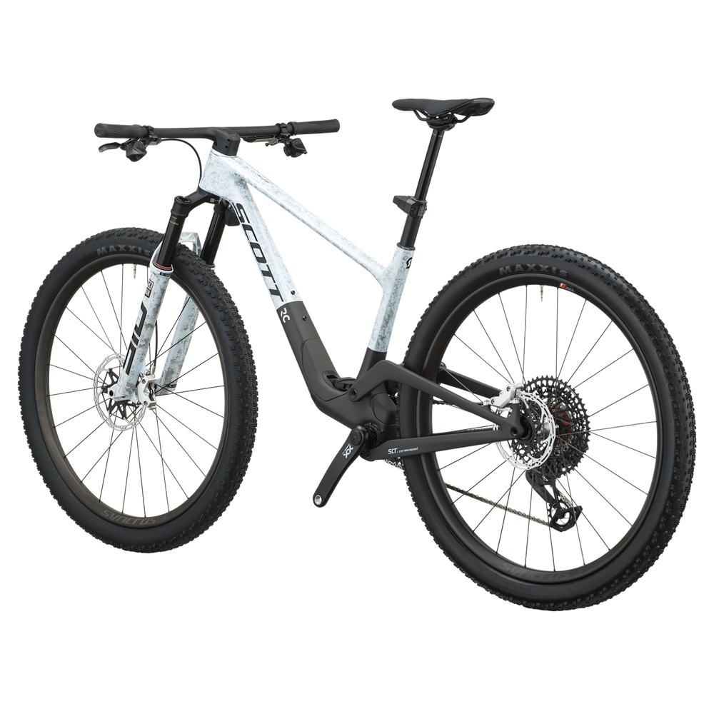 SCOTT Spark RC World Cup Evo in Rush White/Carbon Black, detail view