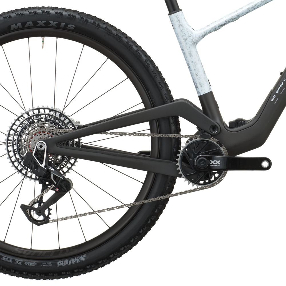 SCOTT Spark RC World Cup Evo in Rush White/Carbon Black, detail view