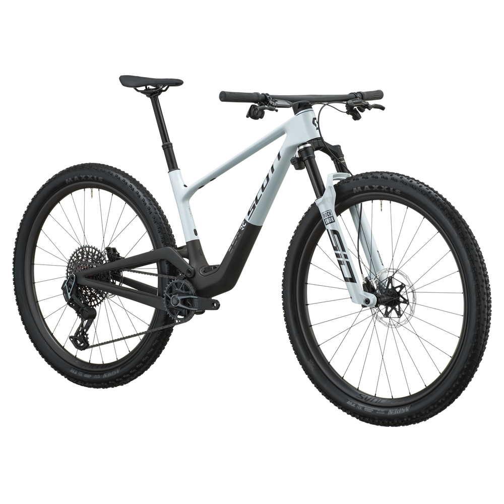 SCOTT Spark RC World Cup Carbon Mountain Bike in Cumulus White/Carbon Black | 2027