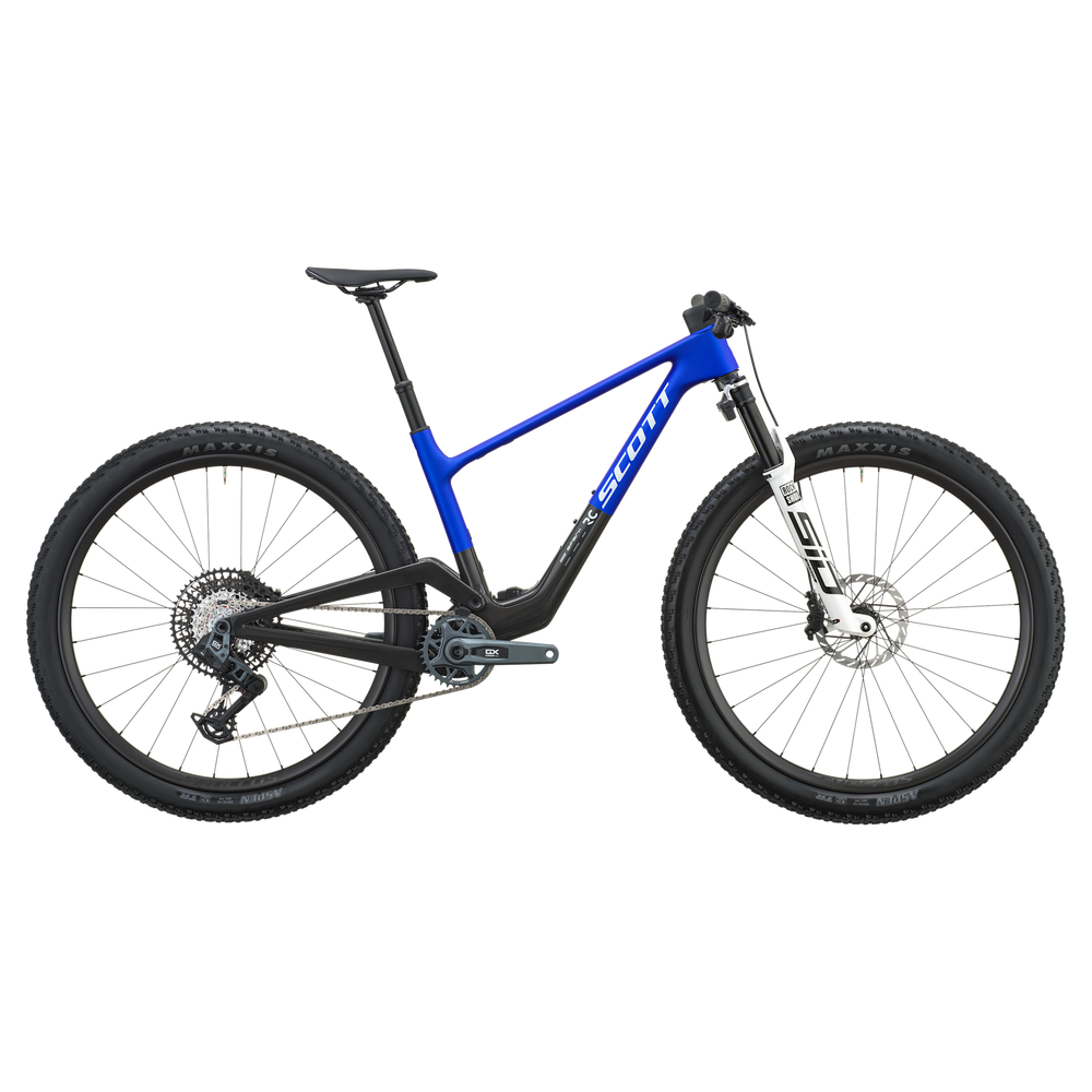 SCOTT Spark RC Team Issue in Ultra Blue/Carbon Black, detail view