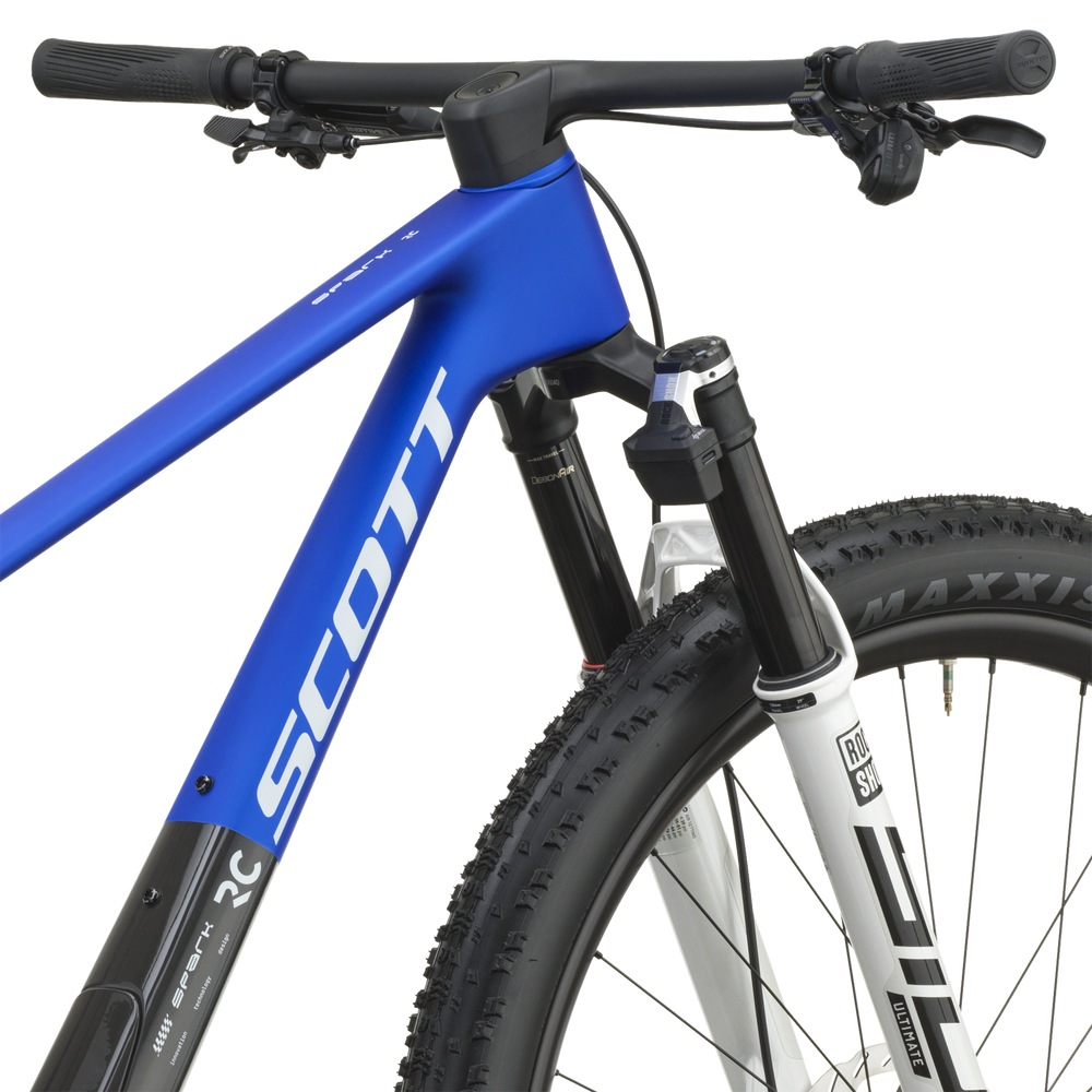 SCOTT Spark RC Team Issue in Ultra Blue/Carbon Black, detail view