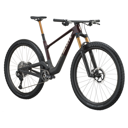 SCOTT Spark RC Pro in Obsidian Purple/Carbon Black, side view