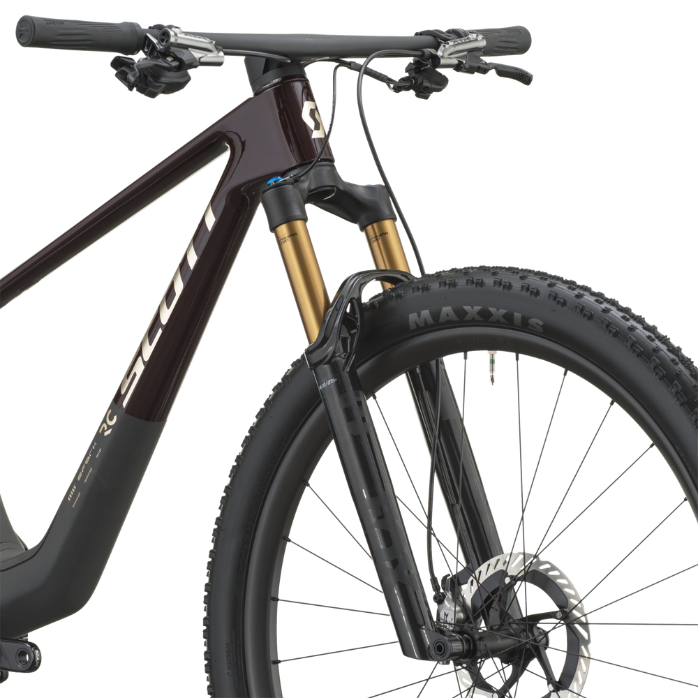 SCOTT Spark RC Pro in Obsidian Purple/Carbon Black, detail view