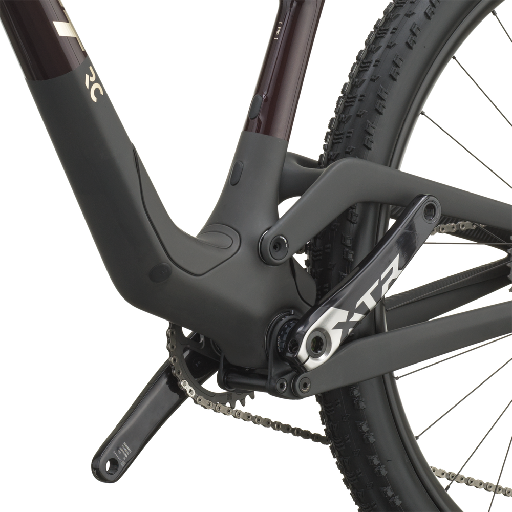 SCOTT Spark RC Pro in Obsidian Purple/Carbon Black, detail view