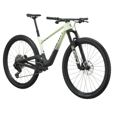 SCOTT Spark RC Team in Cream Green/Carbon Black, side view