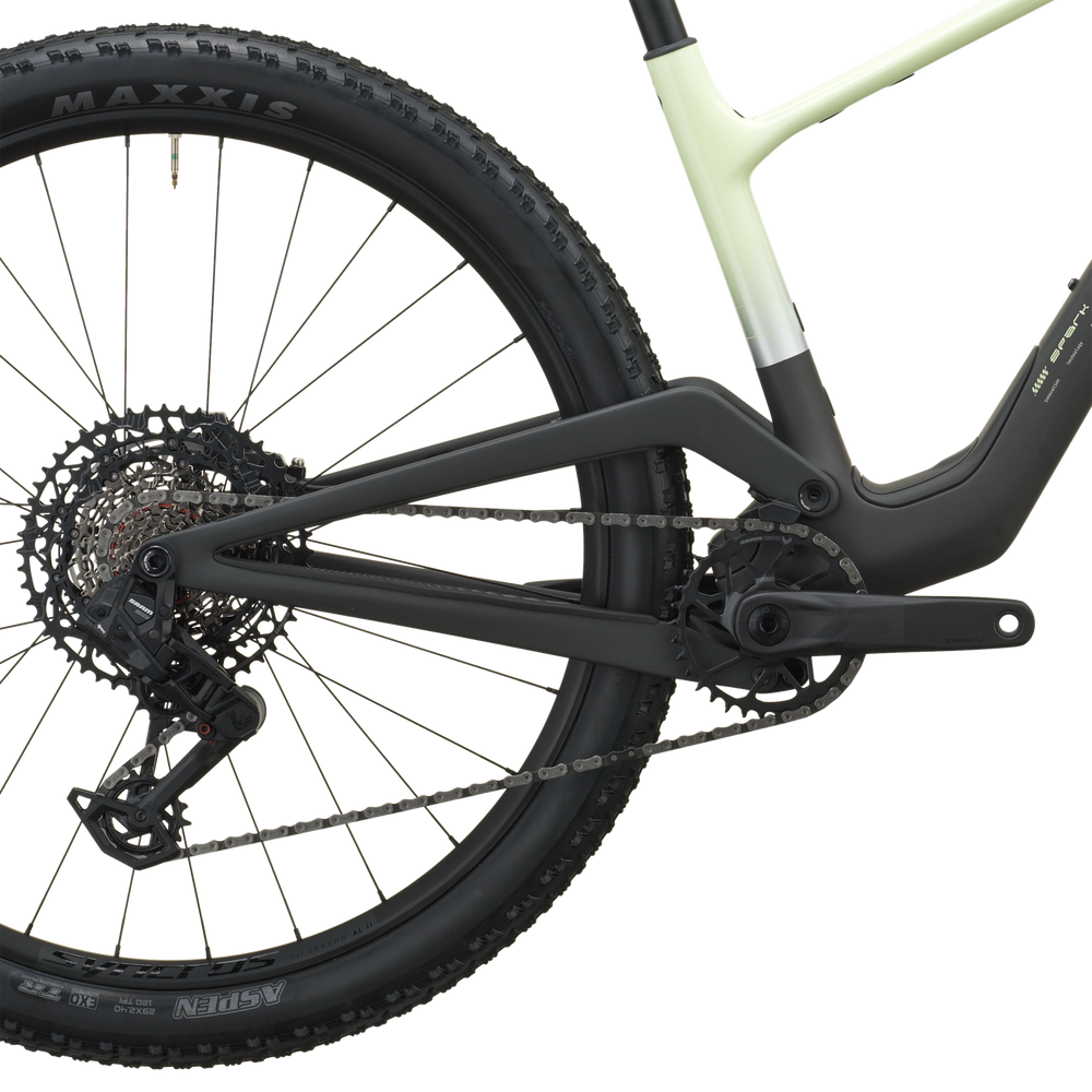 SCOTT Spark RC Team in Cream Green/Carbon Black, detail view