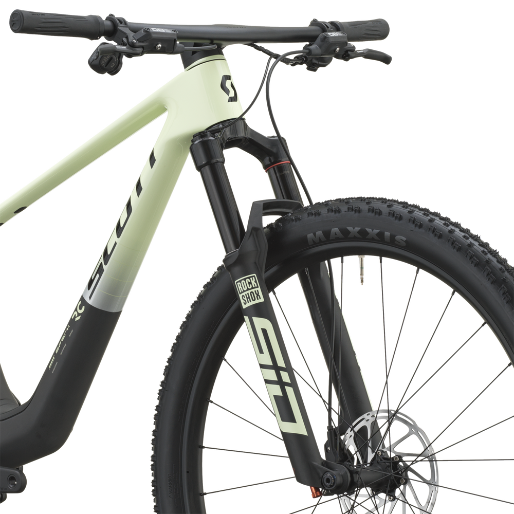 SCOTT Spark RC Team in Cream Green/Carbon Black, detail view