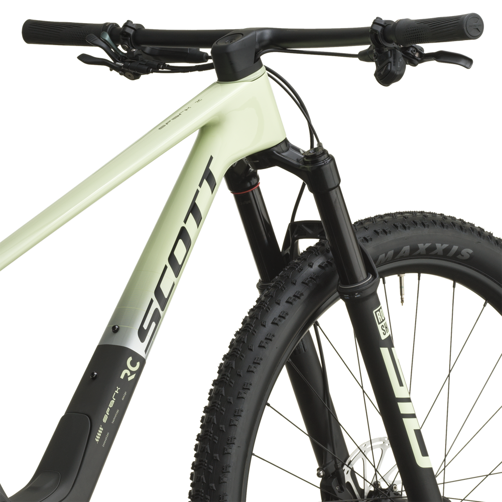SCOTT Spark RC Team in Cream Green/Carbon Black, detail view