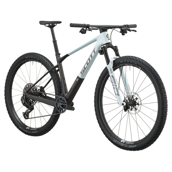 SCOTT Scale RC World Cup in Cumulus White/Carbon Black, side view