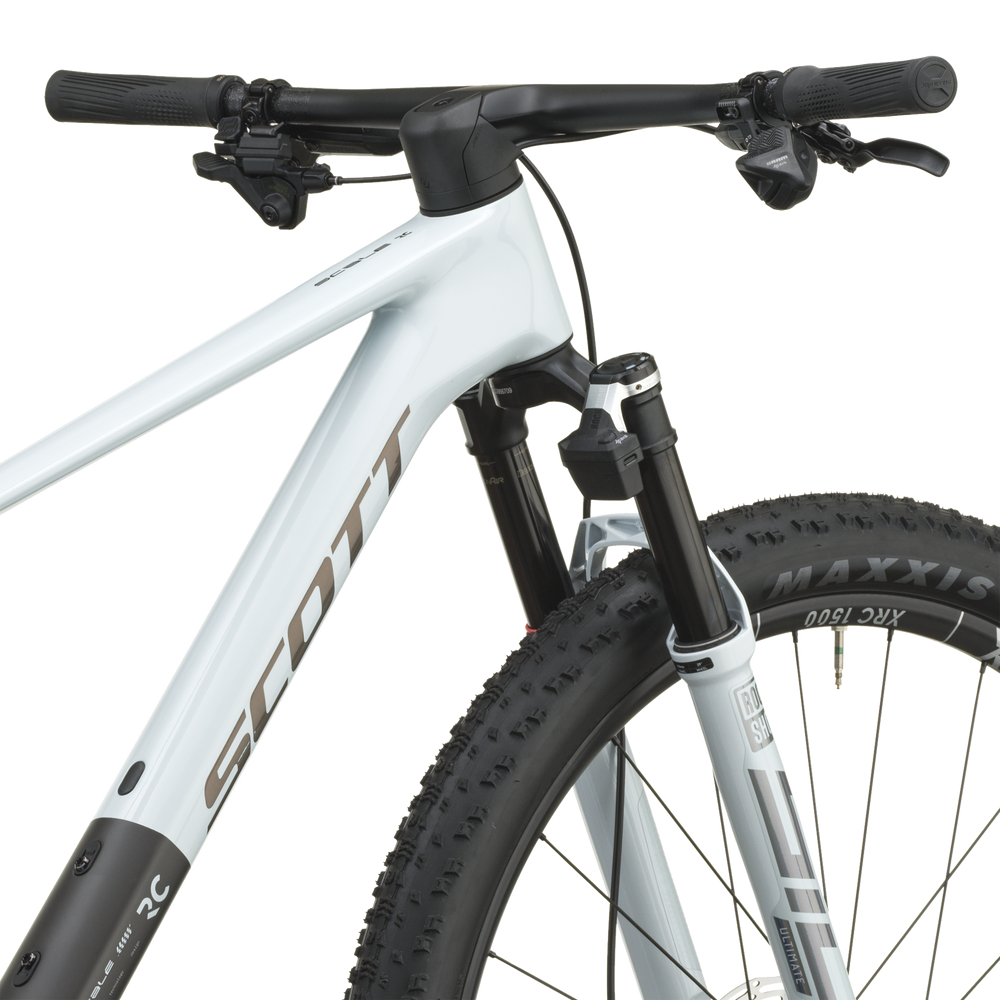 SCOTT Scale RC World Cup in Cumulus White/Carbon Black, detail view