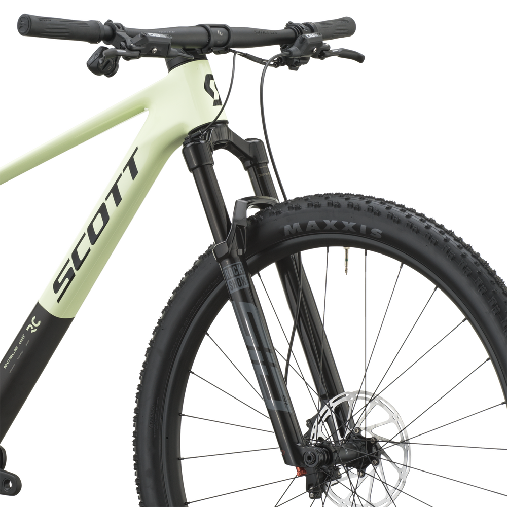 SCOTT Scale RC Team in Cream Green/Carbon Black, detail view