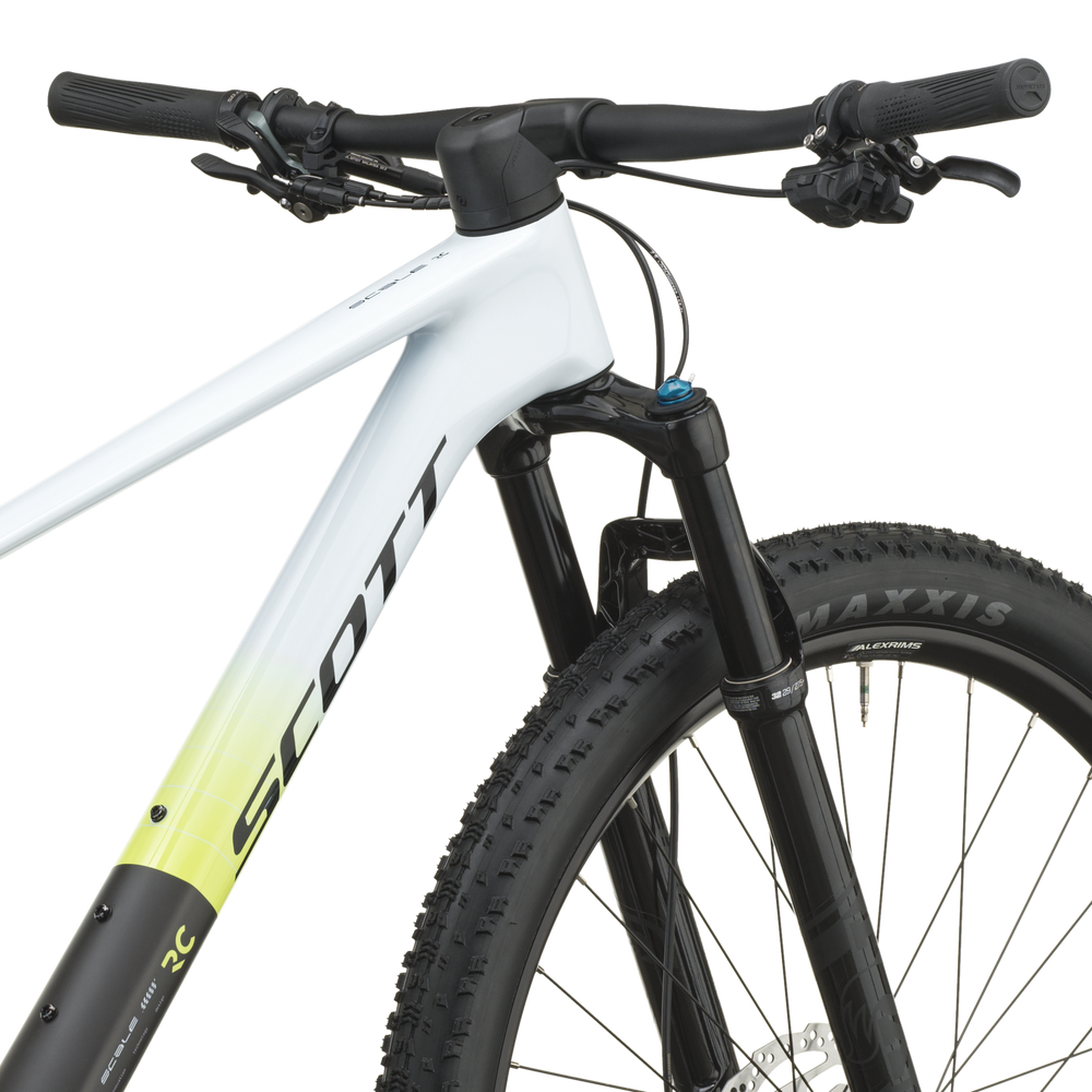SCOTT Scale RC Comp in Mirage Blue/Carbon Black, detail view