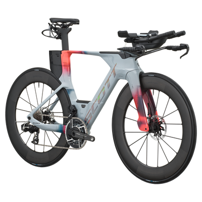 SCOTT Plasma RC Ultimate in Narwal Grey/Gloaming Orange, side view