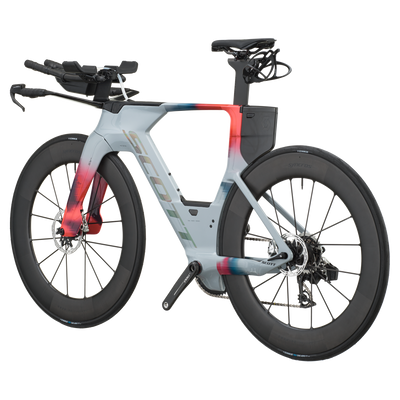 SCOTT Plasma RC Ultimate in Narwal Grey/Gloaming Orange, detail view