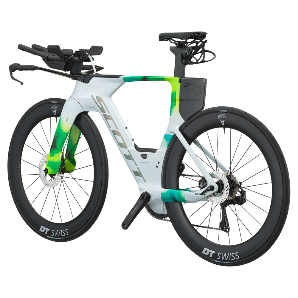 SCOTT Plasma RC Pro in Cumulus White/Viper Green, detail view