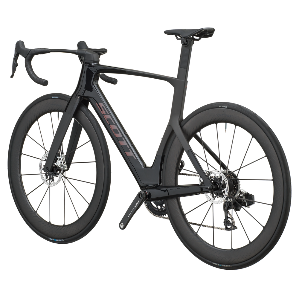 SCOTT Foil RC Ultimate in Piano Black/Carbon Black, detail view